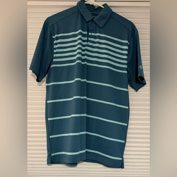 Under Armour Men's Teal Polo Shirt - Picture 4 of 5